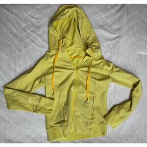 Lululemon Classic Full-Zip Scuba Yellow size 10